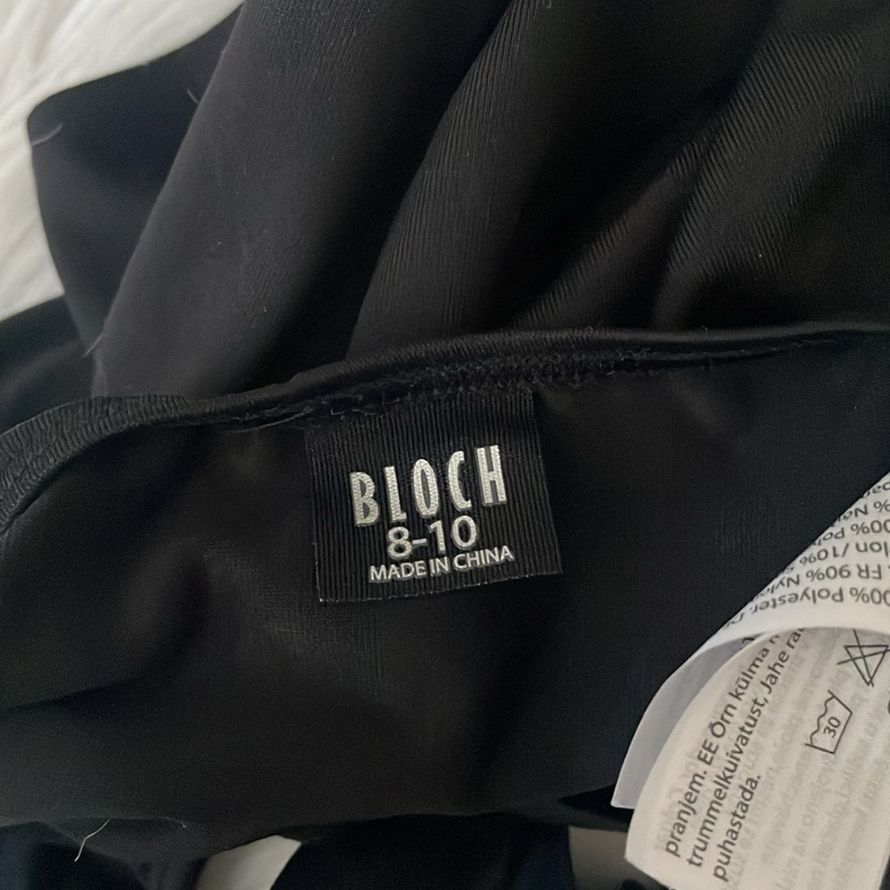 Black block leotard / size 8/10 - Picture 4 of 4